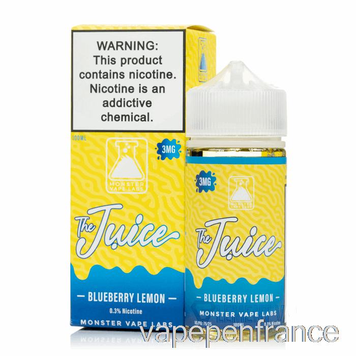 Citron Myrtille - Le Jus - 100ml 12mg Stylo Vape